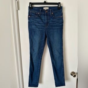 Madewell 10" High Rise Raw Hem Skinny Jean Size 28 (6)